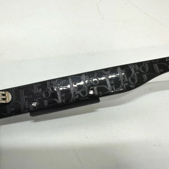 Dior B23S2F Wellington rectangular shape Logo Oblique sunglasses Plastic Black - Picture 4 of 14